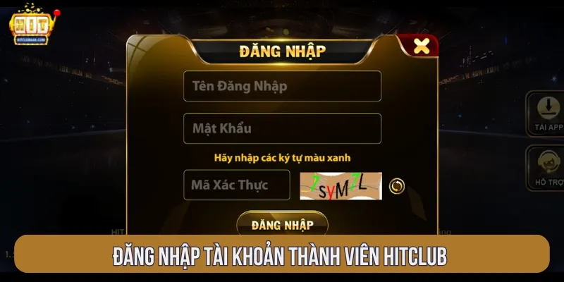 Đăng nhập tài khoản thành viên Hitclub